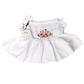 Blooming Rose Embroidered Baby Top & Bloomers (0-3 Months) – Delicate & Dreamy